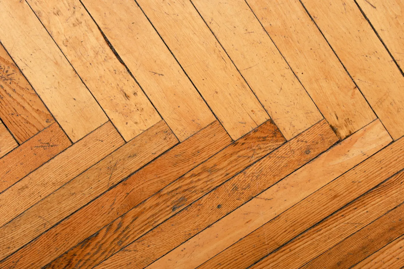 Parquet en bois posé en point de Hongrie